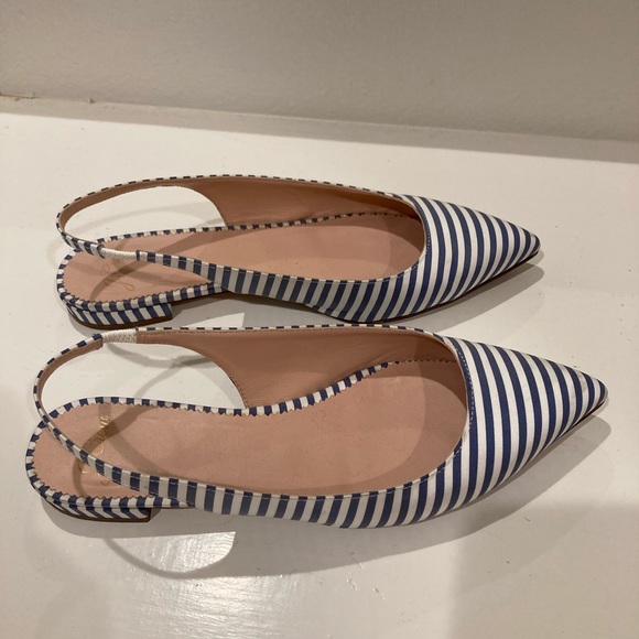 Jcrew Pointy toe sling back flats - Picture 2 of 6